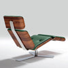 altek-armadillo-chaise-longue-chrome-base-green-leather | ikonitaly