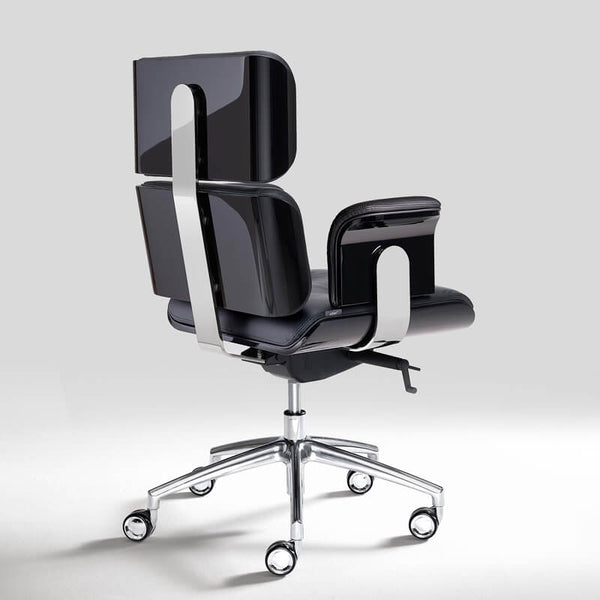 altke-armadillo-2_chrome_glossy-black-lacquered-wooden-shell_back-side | ikonitaly