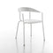 altek alumito ﻿stackable lounge chair in white | ikonitaly