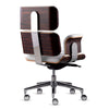 altek armadillo leather office armchair - white leather | ikonitaly