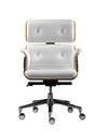 altek armadillo executive office armchair - white leather | ikonitaly