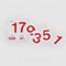 danese milano mari formosa wall calendar | red number calendar| ikonitaly