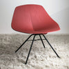 lema wing lounge chair - red | shop online ikonitaly