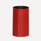 limac-design-battista-office-leather-paper-basket-red | ikonitaly