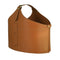 limac-design-bonded-leather-basket-brown | ikonitaly