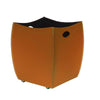 limac design botte leather firewood container brown | ikonitaly