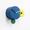 progetti-kandinsky-wall-cuckoo-clock-blue-yellow-green-sideview | ikonitaly