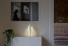 martinelli cyborg touch table lamp in entrance hallway