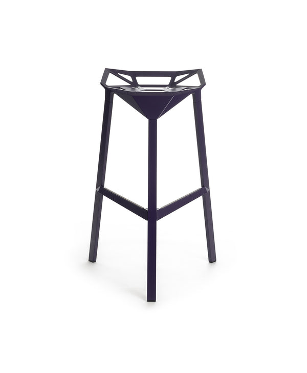 magis stool one medium stacking stool purple | ikonitaly