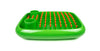 dish doctor, green dish rack with orange caps side view, by magis