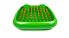 dish doctor, green dish rack with orange caps lateral view, by magis