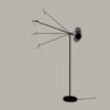 leds c4 invisible floor reading lamp adjustable arm