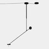 leds c4 invisible pendant lamp with adjustable arm black