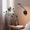 leds c4 invisible reader large wall fixture with swivel head black