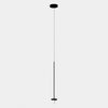 leds c4 invisible single fixed pendant light black