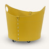 limac design cadin leather storage basket K18