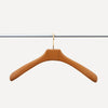 limac design enea leather clothes hanger brass brown