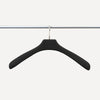limac design enea leather clothes hanger steel black