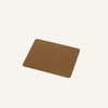 limac design tovleq rectangular leather placemat brown