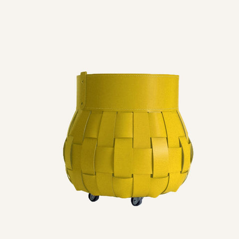limac-design-treccio-firewood-storage-container-yellow | ikonitaly