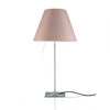 costanza table lamp telescopic stem aluminum soft skin polycarbonate shade by luceplan