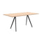 magis-baguette-160x85cm-table-black-legs-oakwood-top | ikonitaly