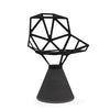 magis chair one BLACK concrete base BLACK seat | IKONITALY