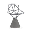 magis chair one NATURAL concrete base GREY seat