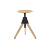 magis jerry swivel wood bar stool SD1854 black