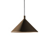 martinelli cono modern hanging lamp LARGE BRONZE