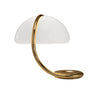 martinelli serpente t luxury table lamp pearl gold diffuser | shop at ikonitaly