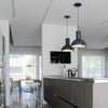 nemo projecteur 365 pendant lamp nightblue over counter