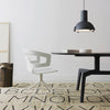 nemo projecteur 365 pendant lamp nightblue over table