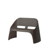 slide-amelie-duetto-stackable-outdoor-sofa-chocolate-brown | ikonitaly