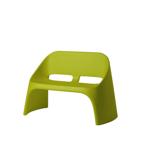 slide-amelie-duetto-stackable-outdoor-sofa-lime-green  |ikonitaly