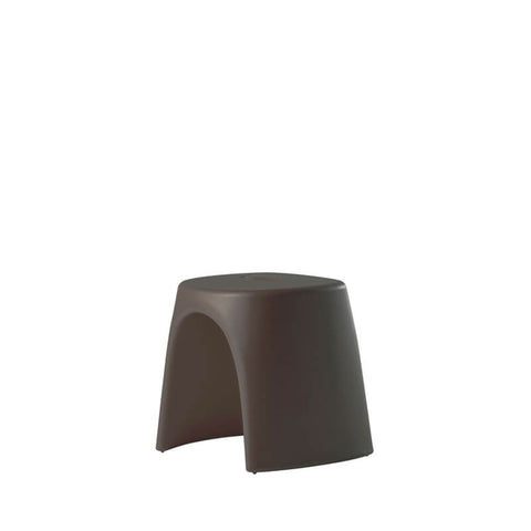 slide-amelie-outdoor-stackable-stool-chocolate-brown | ikonitaly