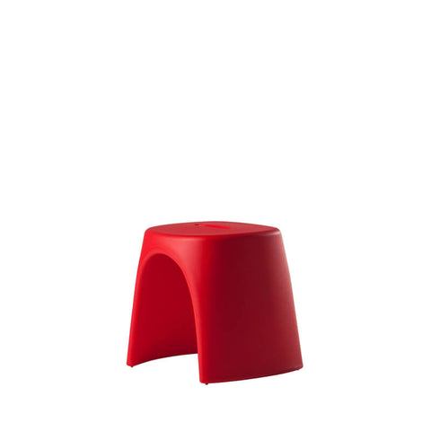 slide-amelie-outdoor-stackable-stool-flame-red | ikonitaly