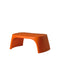 slide-amelie-panchetta-lightweight-outdoor-bench-pumpkin-orange | ikonitaly