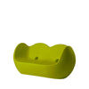 slide blossy fun colourful sofa lime green