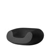 slide chubby cricket chair with sinuous outlines jet black