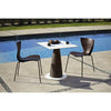 slide gloria two poolside chairs black