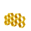 slide-hexa-flexible-modular-bookcase-saffron-yellow | ikonitaly