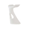 slide koncord k rashid ergonomic stool milky white  