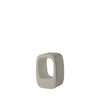 slide lazy bones barnaby gunning stool with hole dove grey  