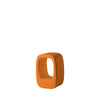 slide lazy bones barnaby gunning stool with hole pumpkin orange