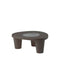 slide-low-lita-coffee-table-with-tempered-glass-chocolate-brown  |ikonitaly