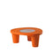 slide-low-lita-coffee-table-with-tempered-glass-pumpkin-orange| ikonitaly