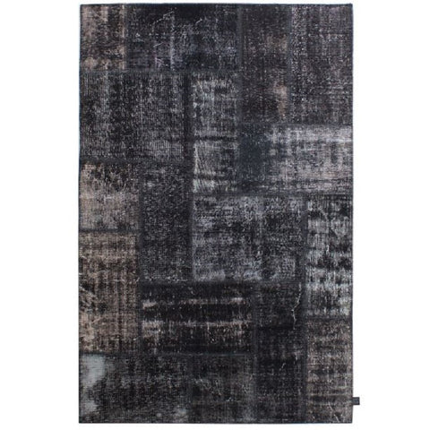 carpet edition patchwork rugs 2441 black | ikonitaly