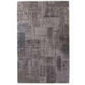 carpet edition patchwork rugs 2634 dark grey | ikonitaly