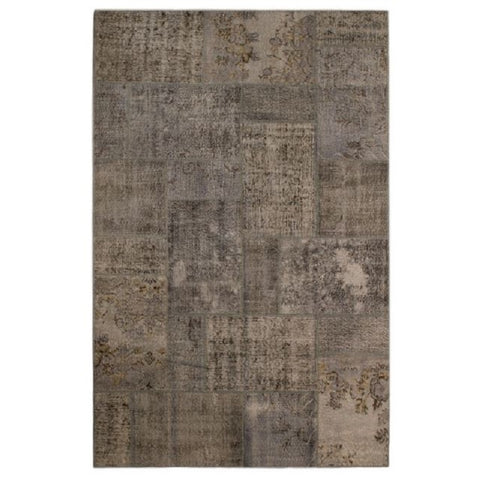 carpet edition patchwork rugs 2740 dark grey | ikonitaly